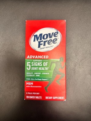 Move Free Advanced Plus MSM with Glucosamine & Chondroitin Joint Tablets -...