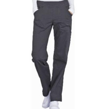 Cherokee Workwear Womens Scrubs Pant Mid Rise Straight Leg Pull-on Cargo XL 5520