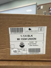 WARD 150 1-1/4" Union Fittings Brand New Qty 15
