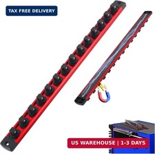 38 Inch Magnetic Socket Organizer Rail 360 Swivel Clipheavy Duty Magnetic Soc 38 Inch Magnetic Socket Organizer Rail 360 Swivel Clipheavy Duty Magnetic Soc