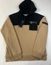 Fila Tan Black Hoodie Brand New with Tags Size Men s Large Anders Pullover