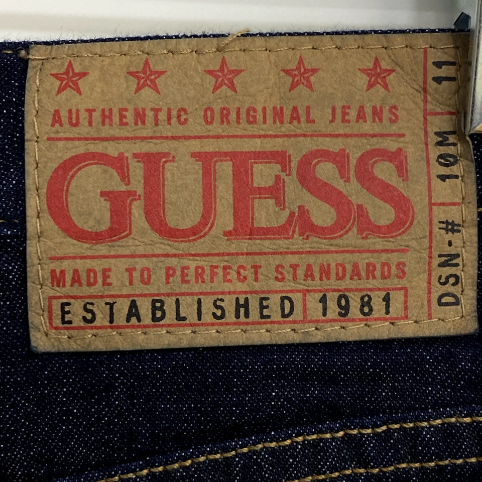 GUESS? Falda vaquera para mujer JEANS talla 26 azul lápiz abertura frontal cintura alta Foto 3 de 4