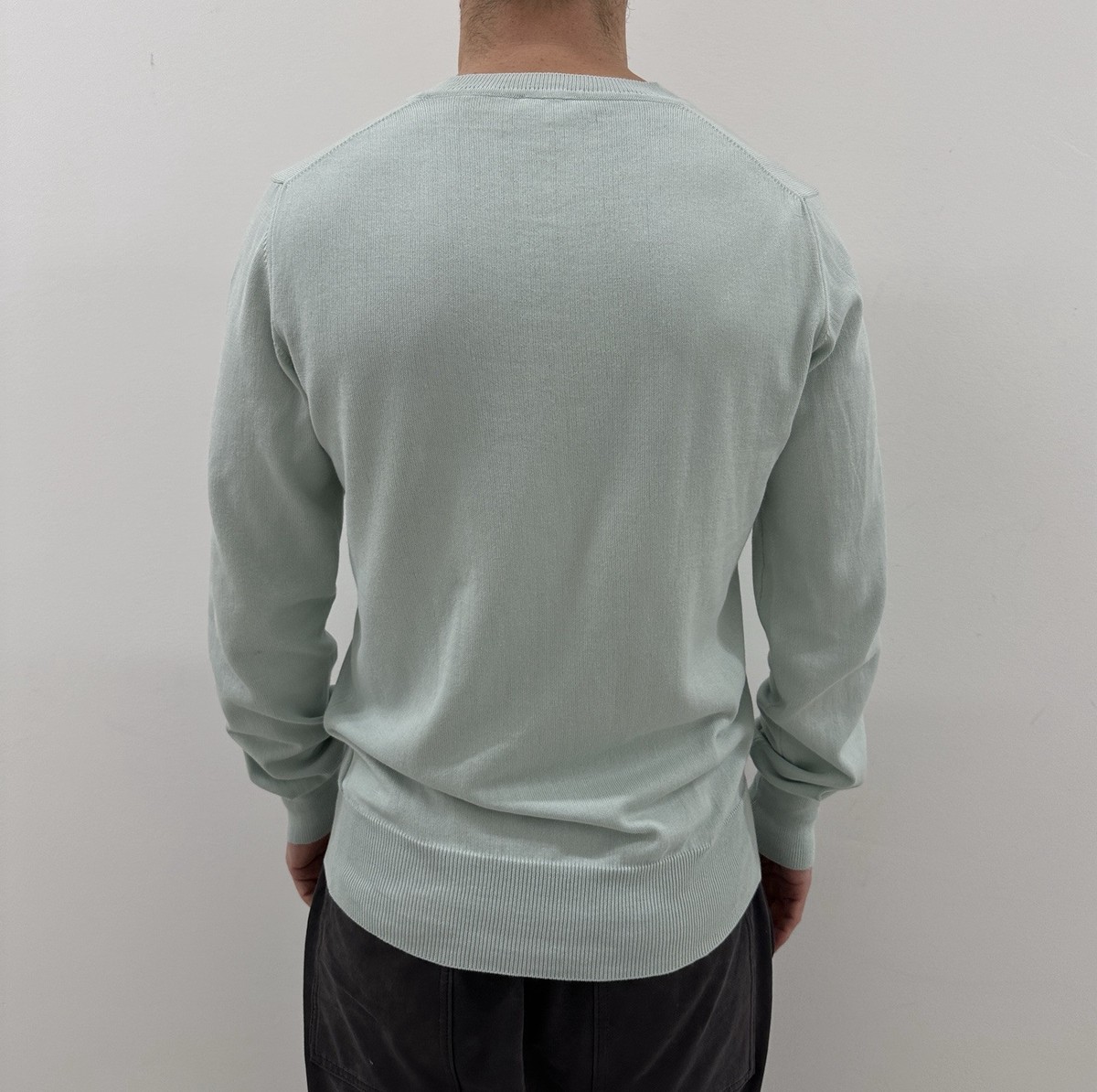 Vivienne Westwood Mens Lightweight Jumper V-Neck Pullover Orb Logo