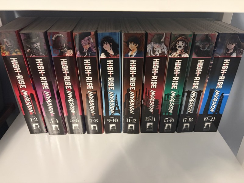 High-Rise Invasion Vol 1-21 English Manga Complete New except 3 books