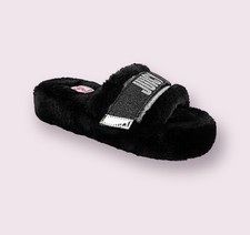 Juicy Couture Black Womens Winner Slide Slippers SZ 11