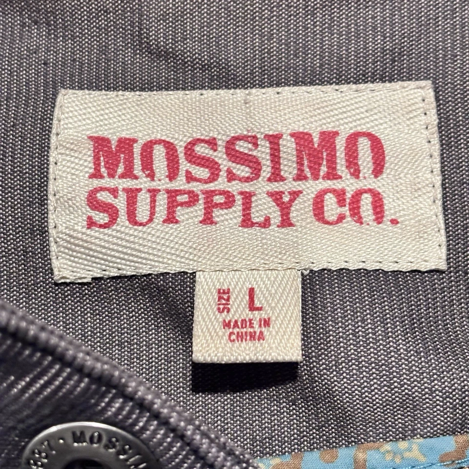 Mossimo Supply Co. Mujer L Moto Chaqueta Rayas Gris Carbón Cremallera Frontal Grunge Foto 3 de 4