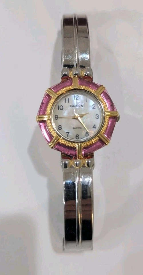 Reloj Bisel Gruen Intercambiables Colores Biseles Necesita Batería Modelo GR 7813 Foto 2 de 4