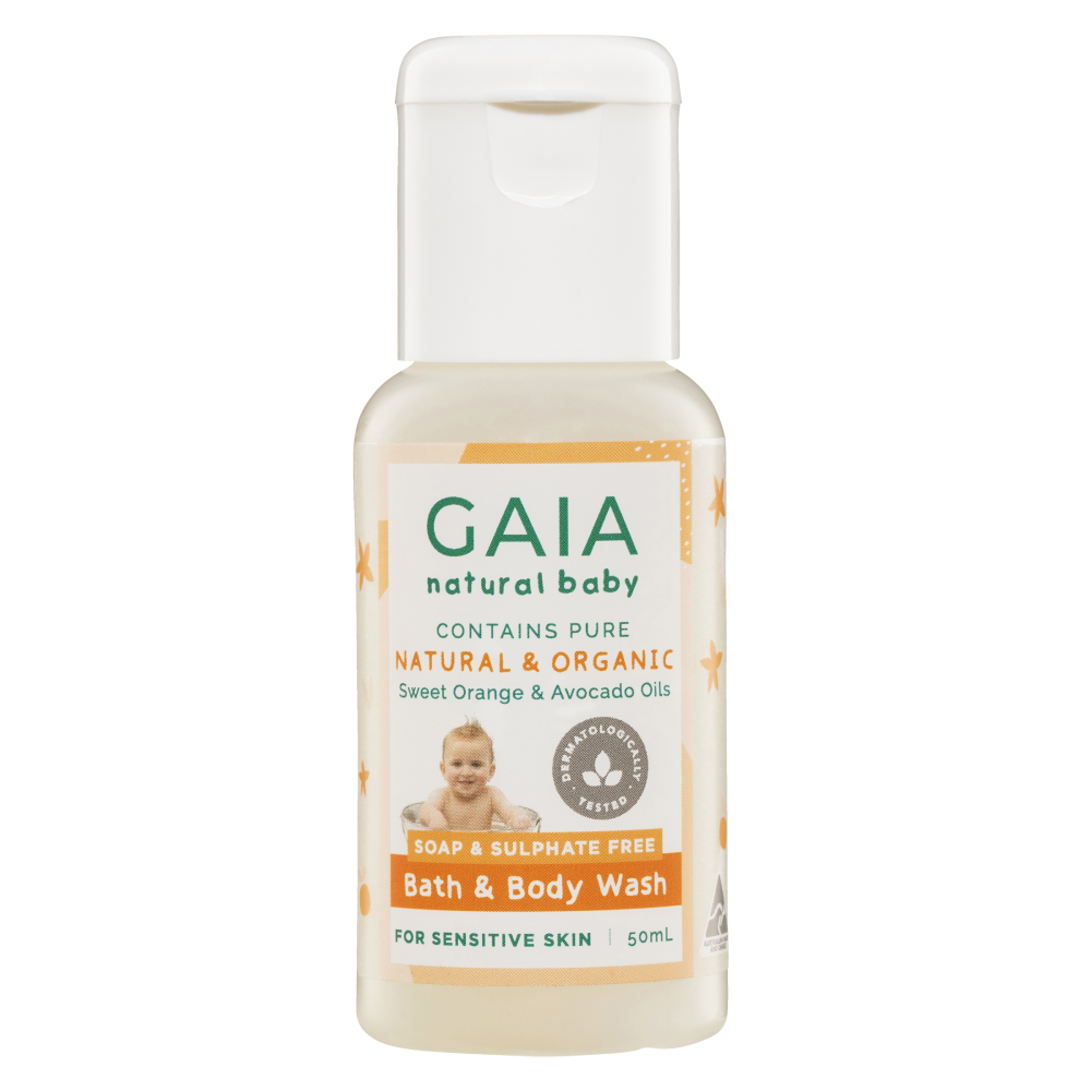 Gaia Natural Baby Starter Kit 50mL Refillable Bottles Pack