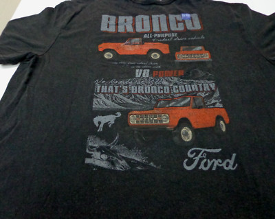 Ford Bronco  'All Purpose 4 Wheel Drive' Licensed Graphic T Shirt    2XL   NEW