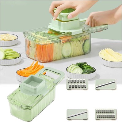 2025 NEW Multifunctional Grater Three/Six Cutting Tools Round Vegetable Chopper