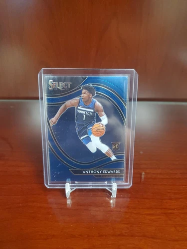 2020-21 Select Anthony Edwards Courtside Blue Rookie RC #300 MINNESOTA STAR⬆️⬆️⬆