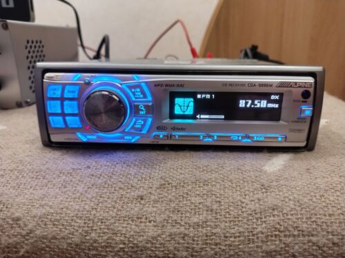 Alpine CDA-9886M Car Stereo Mobile Media Station Fully Working