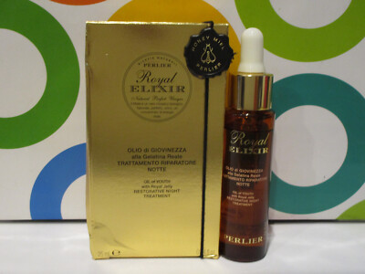 PERLIER INC. ~ ROYAL ELIXIR OIL OF YOUTH RESTORATIVE NIGHT TREATMENT ~ BOXED