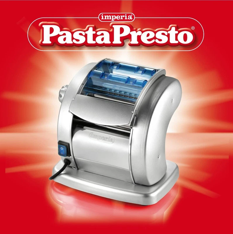 Imperia PastaPresto Macchina Elettrica per Tirare Pasta con Motore Tirapasta, fotografia 4 di 6
