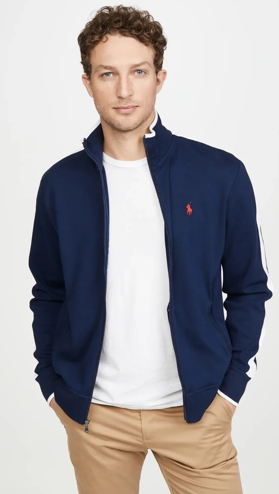 POLO RALPH LAUREN MEN'S INTERLOCK TRACK JACKET SIZE M, L, XL, XXL NWT eBay