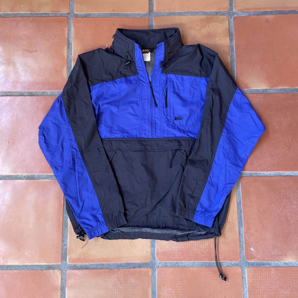 Vintage REI Mens Medium Blue Black Colorblock 90s Vintage REI Mens Medium Blue Black Colorblock 90s
