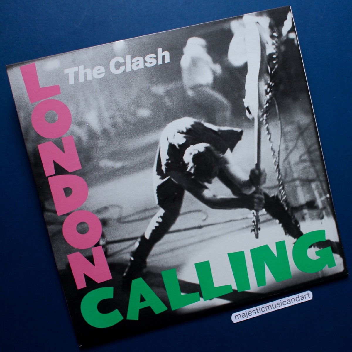 NEAR MINT ORIGINAL 1979 WHITE LABEL THE CLASH LONDON CALLING