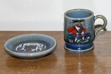 Irish Wade  Small tankard 50mm and pin tray dish 75mm