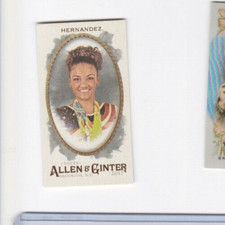 LAURIE HERNANDEZ '17 ALLEN & GINTER A&G BACK MINI CARD-SHIPS FREE TO THE US!