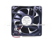 1 Pc. SOKFAN Fan SD4715-S24-60 DC24V 0.60A 12038 12CM 2 wire Cooling Fan