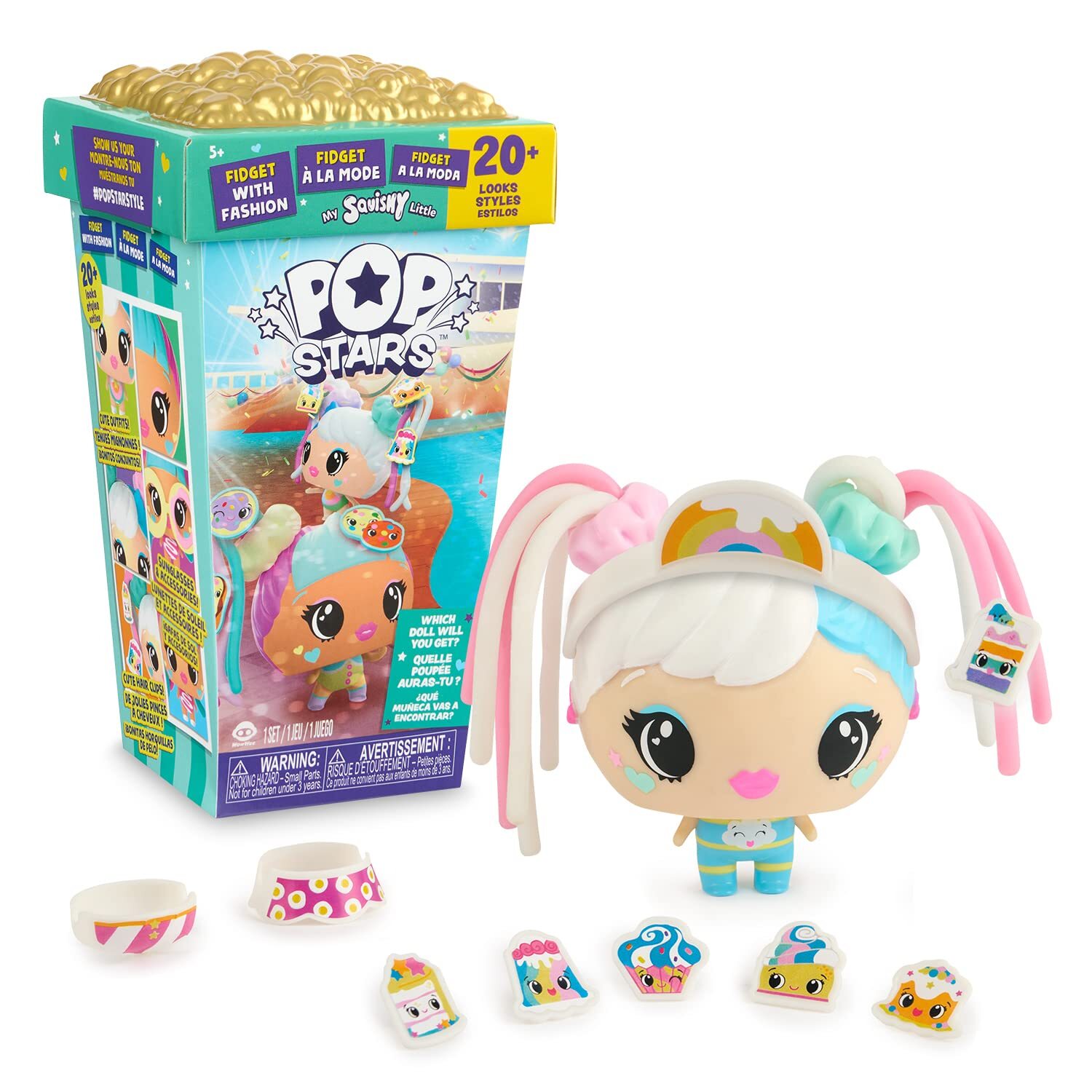 My Squishy Little Pop Stars by WowWee Turquoise