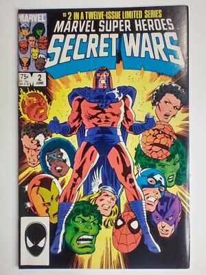 Marvel Comics Super Heroes Secret Wars 2 Mike Zeck Cover Jim Shooter Story VF/NM