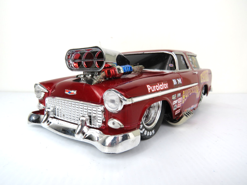 MUSCLE MACHINES 1/18 1955 CHEVY NOMAD PRO-MOD.