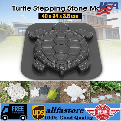 Turtle Stepping Stone Mold Concrete Cement Mould Garden Path Lawn Paver Mold NEW