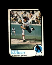 Steve Barber Hand Signed 1973 Topps California Angels Autograph