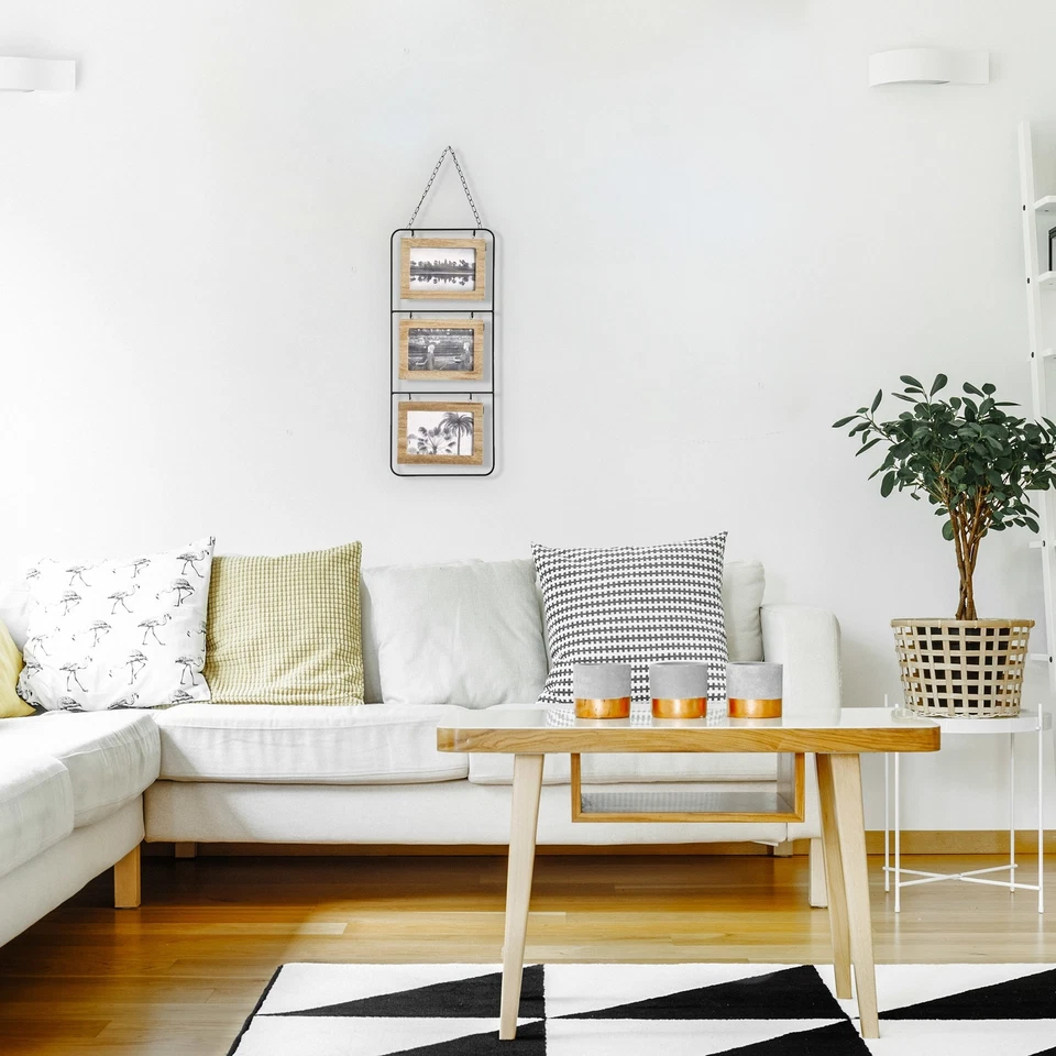 Bilderrahmen Fotorahmen Fotogalerie Holz Bildergalerie Galerie ✅für 6 Fotos - Bild 3 von 4