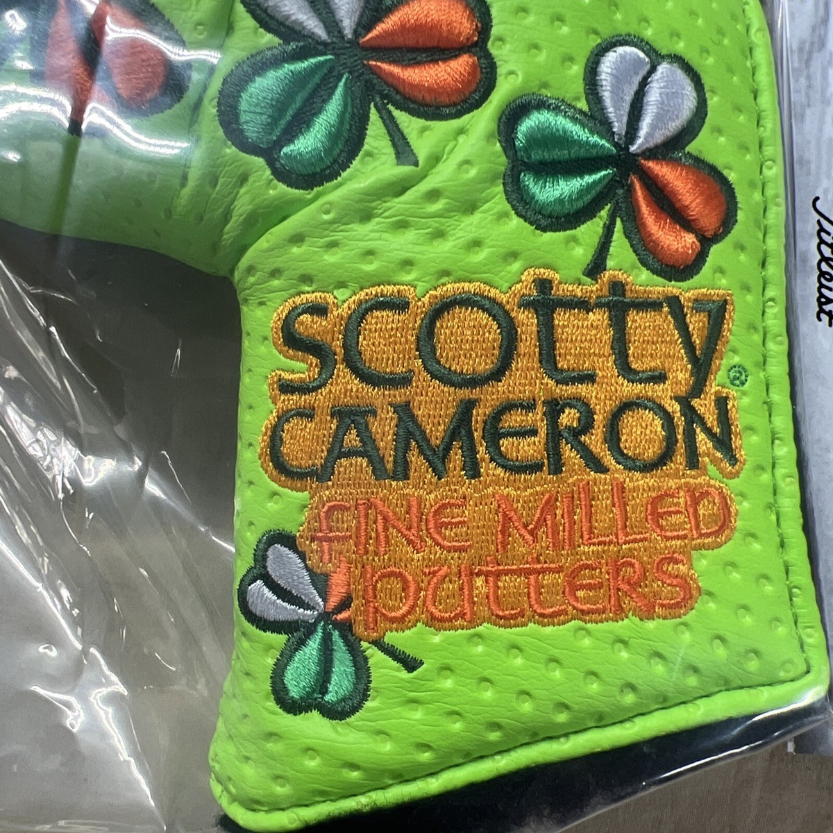 Scotty Cameron St Patrick's Day – Tête De Putter Maillet Mid Round – Orange – Neuf