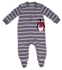 Carter's Baby Boys Footed Fleece Sleeper NWT Fleece Pajamas Size 6 Months