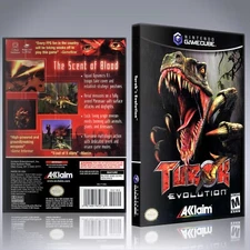 GameCube Replacement Case - NO GAME - Turok Evolution