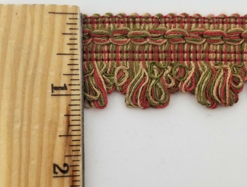 1-1/4" Decorative Scalloped Loop Fringe Trim - Many Color Options! 10 YARDS! - Picture 31 of 33