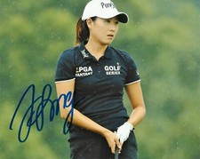 LPGA GOLFER JENNIFER SONG HAND SIGNED 8x10 PHOTO A w/COA PROOF WOMEN'S GOLF