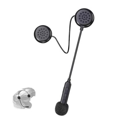 YYTFY Motorradhelm Bluetooth Headset mit Bluetooth 5.0 Ultradünn Kabellos