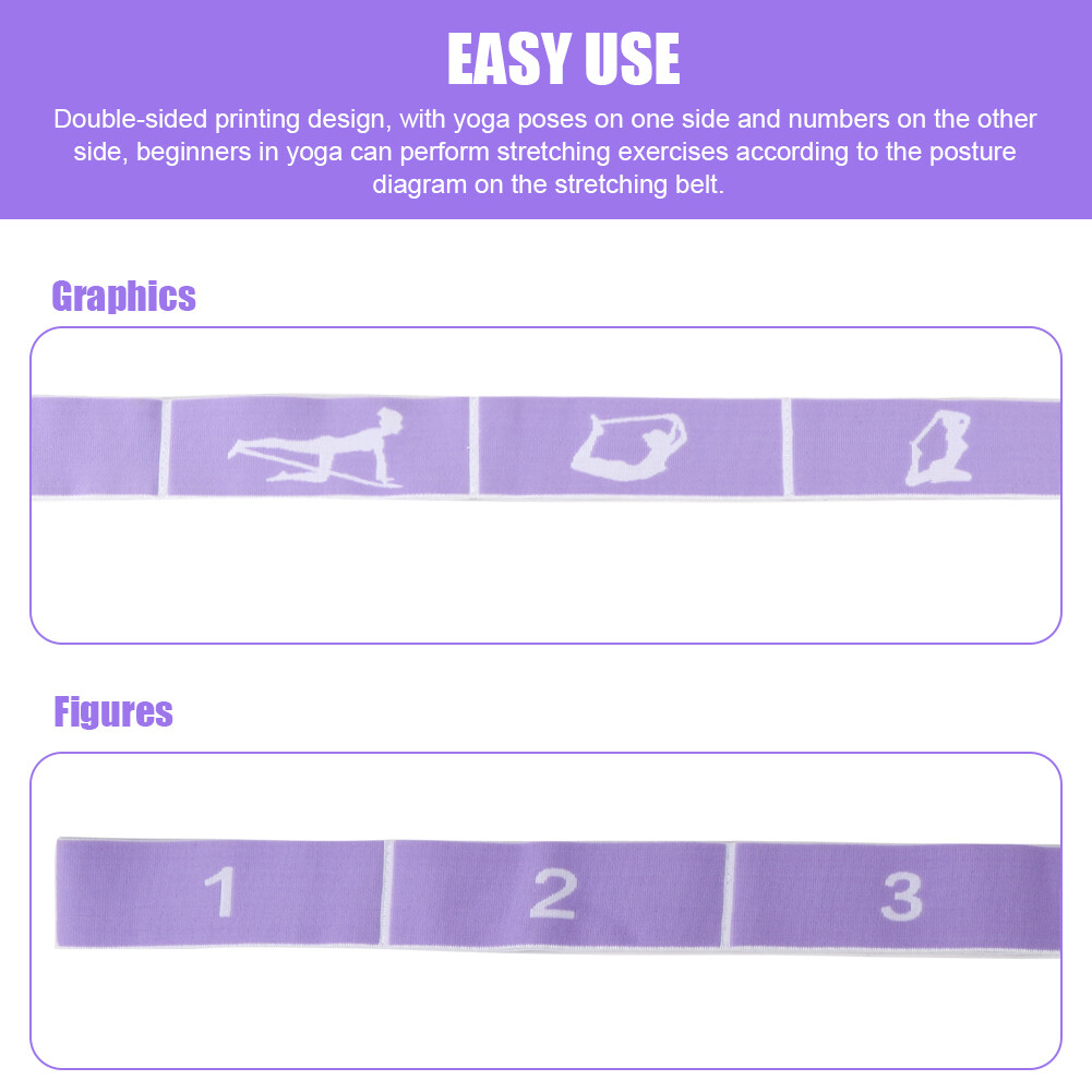 Fitness For Stretching With 9 Loops Resistance Band High Elastic Yoga