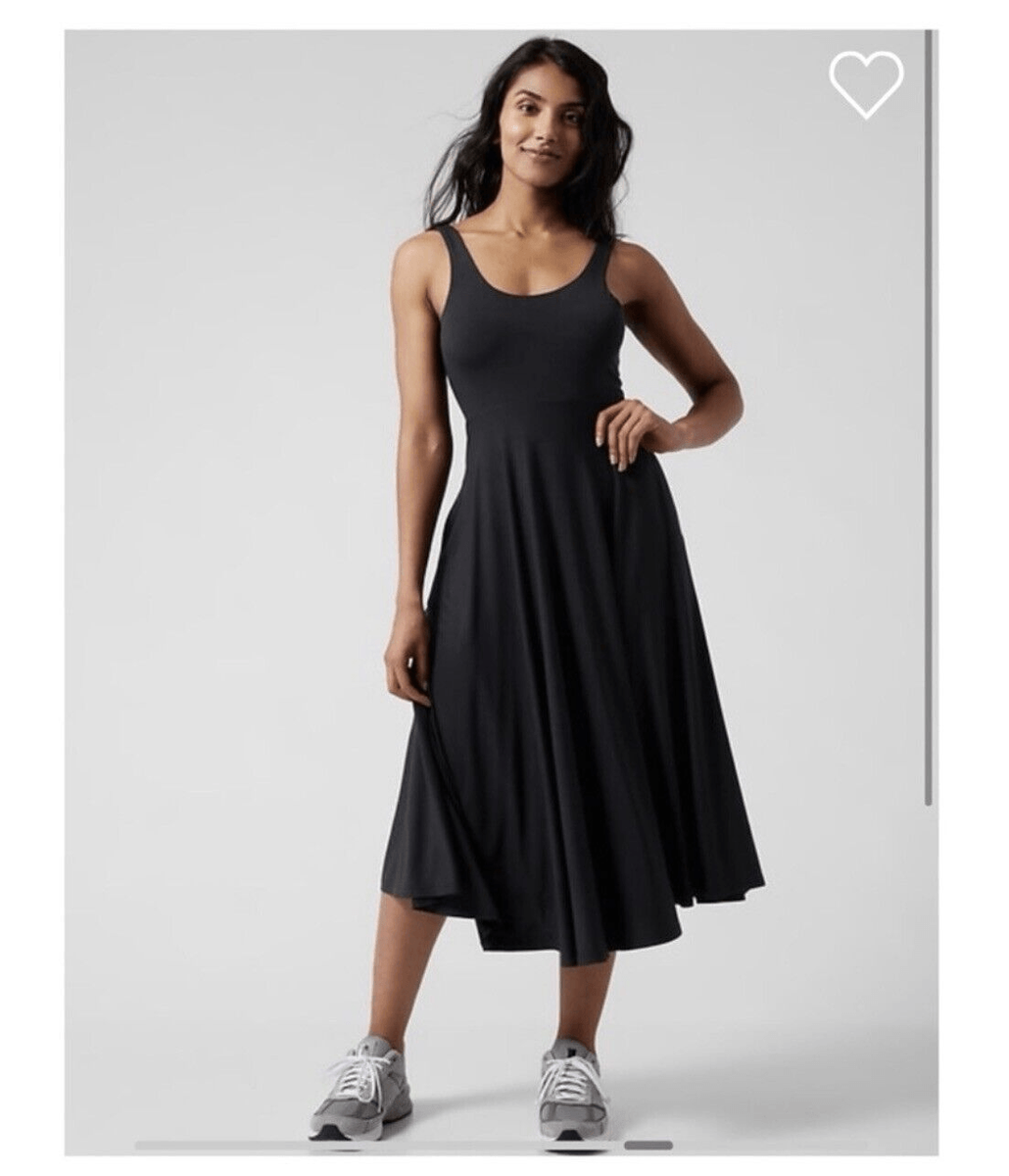 athleta santorini midi dress Athleta Santorini Maxi Dress - Pyrite