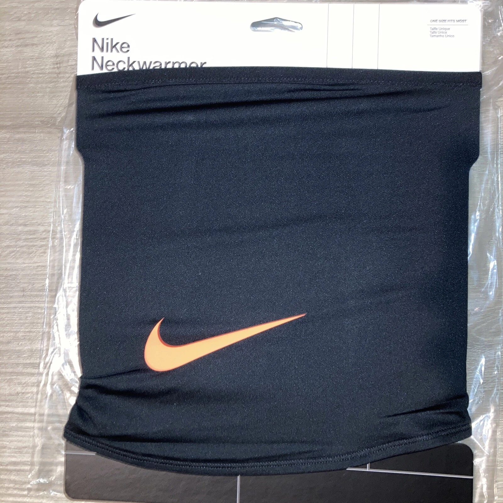 Nike Dri-FIT Winter Warrior Neckwarmer Snood Black Football Soccer Scarf Mask