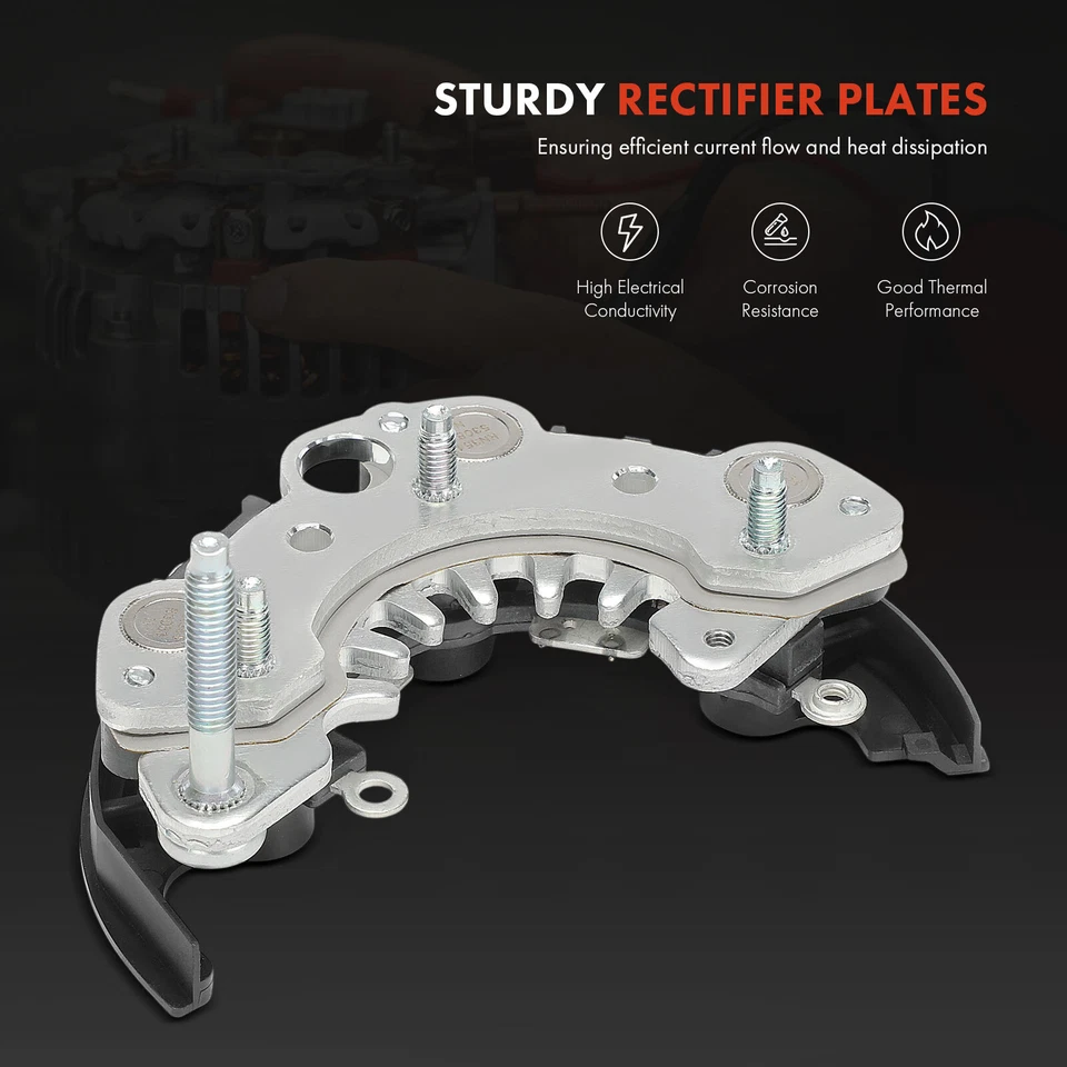 Diodo rectificador alternador con trío para Nissan Pathfinder D21 1990-1993 240SX Foto 4 de 4