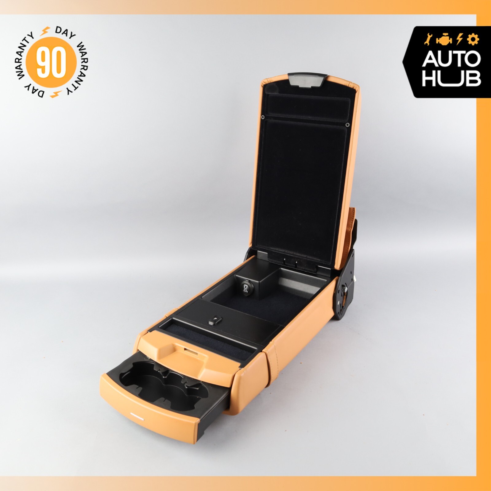 09-13 Maserati Quattroporte S M139 Rear Center Console Arm Rest Armrest OEM 71k