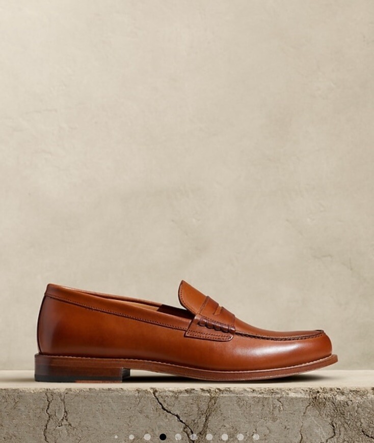 Banana Republic New Navarre Penny Loafer In Cognac Brown 7  display picture 2