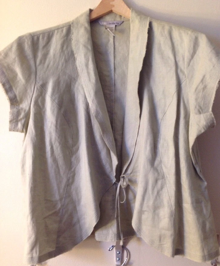 Traje verde tsd de lino para mujer Foto 2 de 4