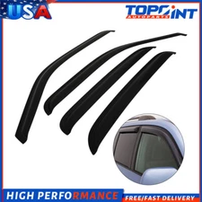 Dark Black Side Wind Deflectors Window Visors 4p For 00-06 Yukon/Tahoe/Escalade