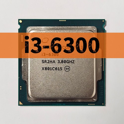 Intel Core i3-6300 SR2HA 3.8GHz 2 Cores 4 Threads 4MB 51W LGA1151 CPU Processor - Picture 1 of 3