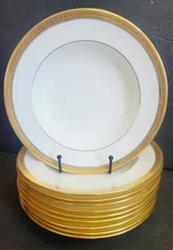 SET OF 10 VAN RODEN PHILADELPHIA 9" PASTA BOWLS ENGLAND RARE HTF EXC