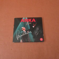Paul Anka Autografo Firmato 2 CD Bi-fold Set Live 2013 Compact Audio Disc