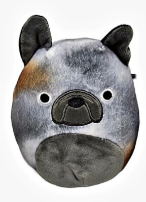 5'' Squishmallows Ballis Dog Soft Plush Toy bulldog Frenchie puppy gray brown