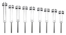 Chakra Soul Including Earth Star Weighted Set of 9 Healing Tuning Forks in Pouch