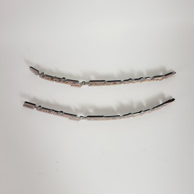 Harley Davidson Scorched Orange & Black Fuel Tank Emblems Set 08